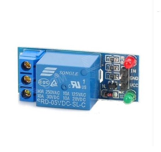 Buy DC 5V low level trigger One 1 Channel Relay Module interface Board ...