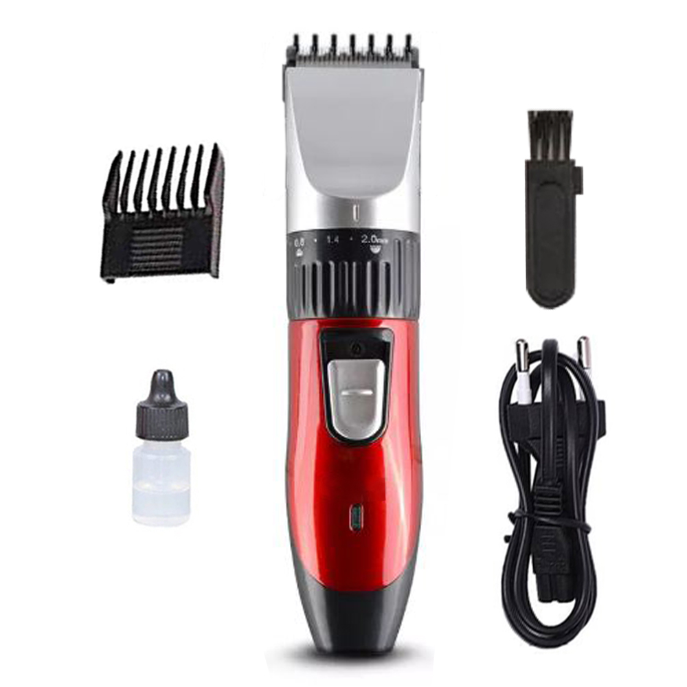 Rechargeable Cordless Low Noise Hair Clipper Powerful Trimmer Electric Shaver For Men