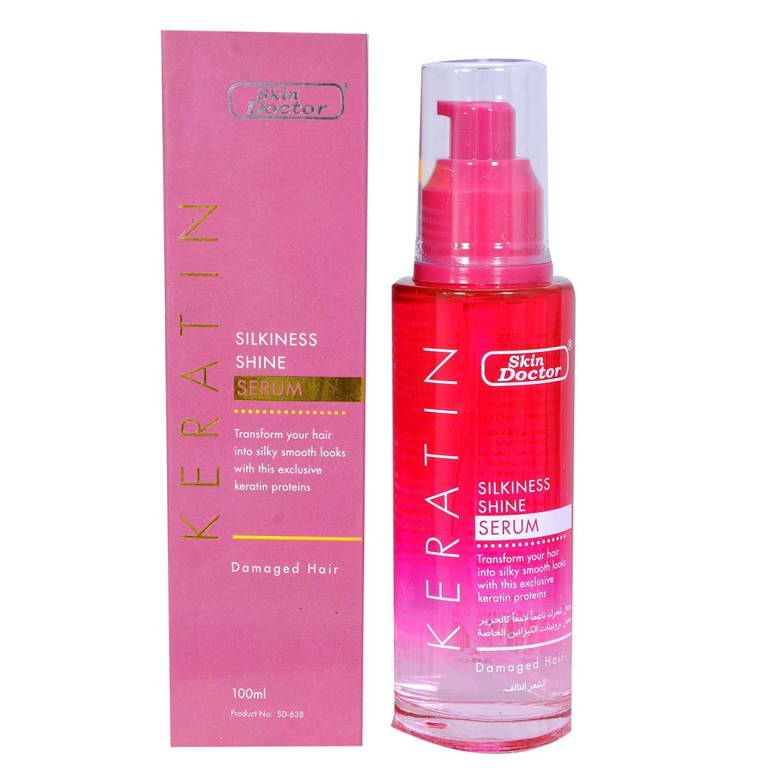 Buy Skin Doctor Keratin Hair Serum For Dry Damaged Hairs 100 Ml