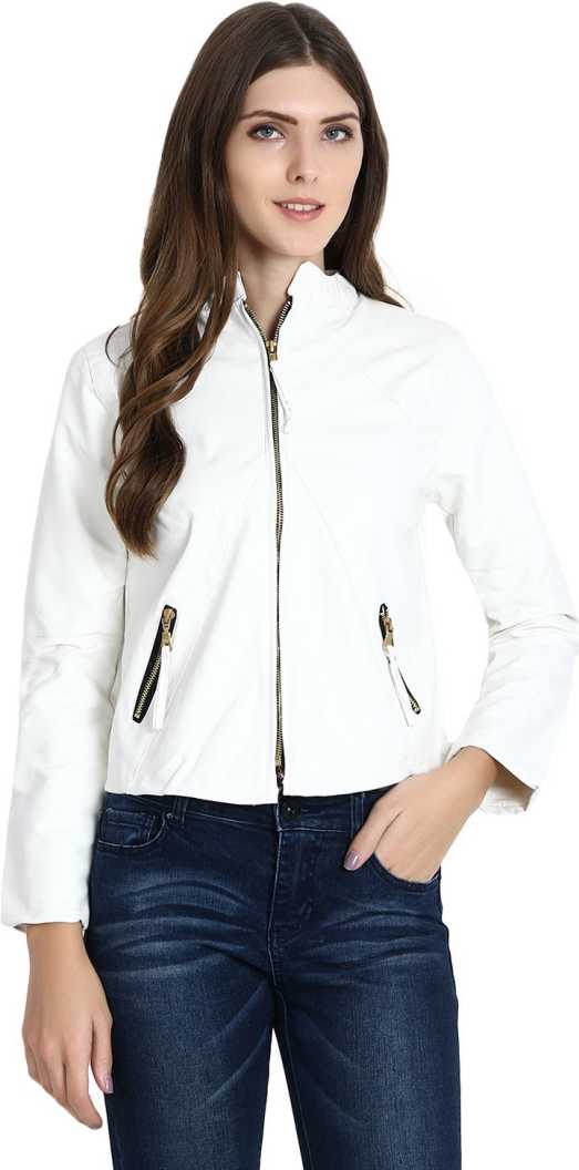 Full Sleeve Solid Women Casual Jacket