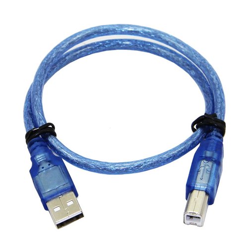 TECHDELIVERS 50cm Blue USB Cable A  B for arduino uno and mega Multipurpose High Speed