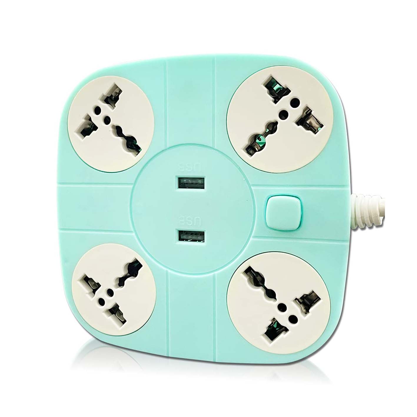 Buy Extension Cord with 2 USB Charging Ports and 4 Socket 10 Amp