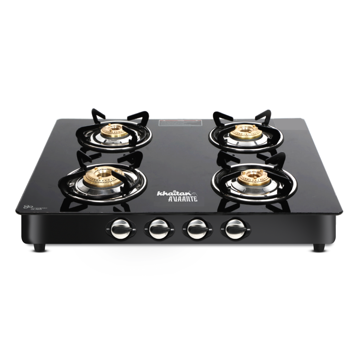 Buy KHAITAN AVAANTE ISI Certified Amaze MS 4 Burner Toughened Glass Top