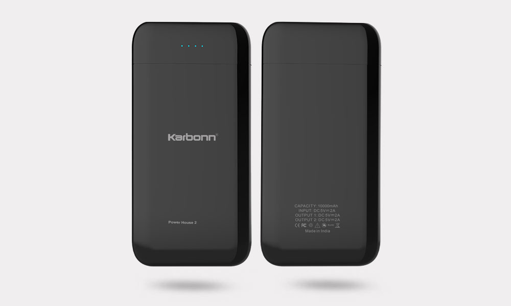 Karbonn 10000 mAh Power Bank Quick Charger 2.0A Fast charger