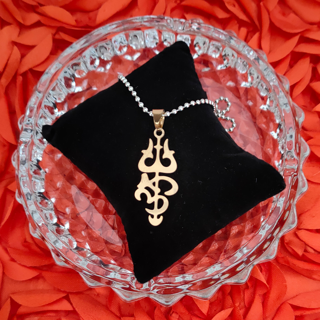 Buy M Men Style Lord Shiv Shankar Mahakal Om Trishul Locket With Chain Gold Stainless Steel