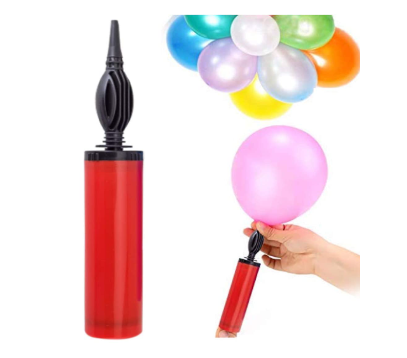 CTCO Balloon Pump Manual Hand Pump for Latex, Foil, Helium air Balloon Pack of 1