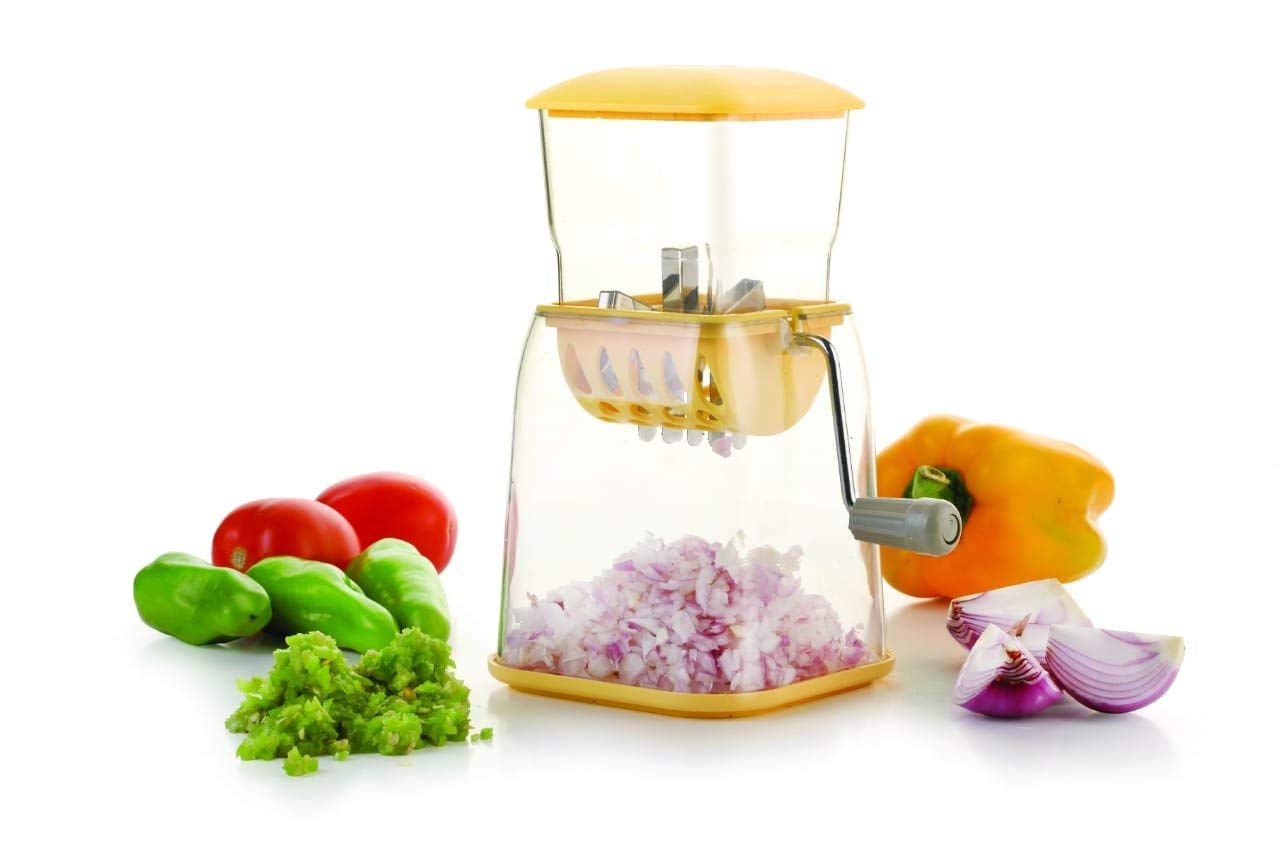 Plastic Onion, Chilly, Mirchi, Dry Fruit Nuts Vegetable Chopper Cutter with Stainless Steel Blade