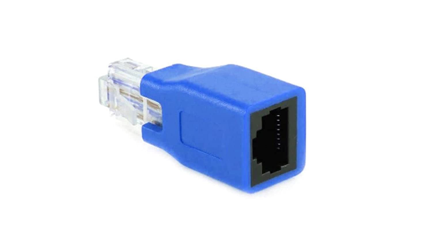NIRVIG   RJ45 Crossover adapter for LAN / network connections /convert straight cable to crossover/crossover to Straight