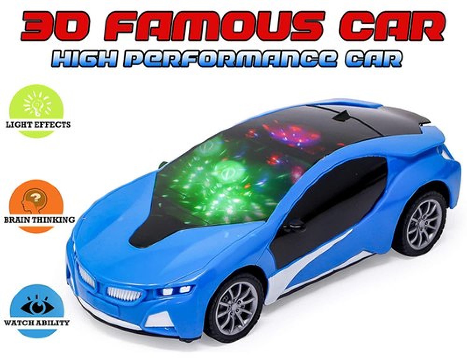 Buy Wireless Steering Remote Control High Speed 3D Famous Car with