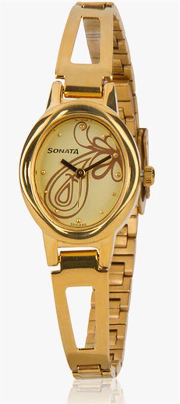 Sonata Quartz Silver Dial Women Watch 8085Ym01