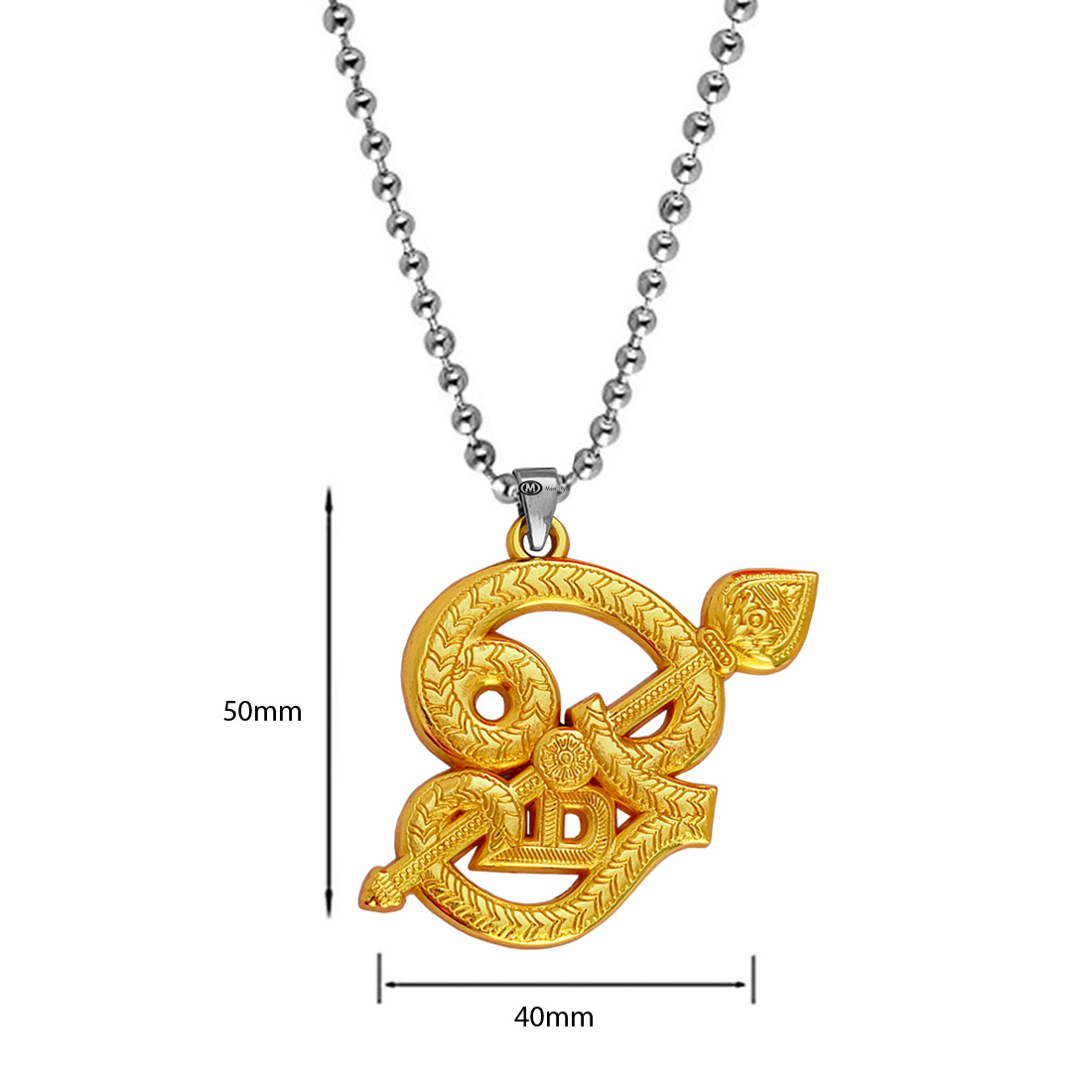 Buy M Men Style Panchalogam Tamil Om Murugan Vel Pendant Subramanya ...