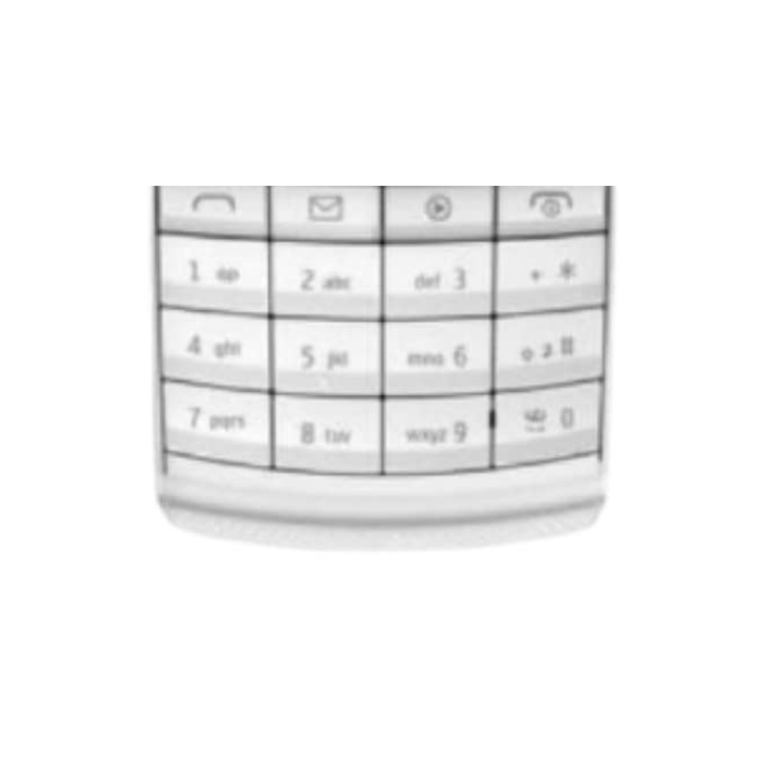 Buy Flymaster Rubber Replacement Keypad Buttons for Nokla X302 Online