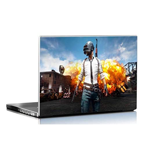 EJA ART PUBG Gaming 15.6 Inches Laptop Skins/Stickers for Dell Lenovo Acer HP  7004 