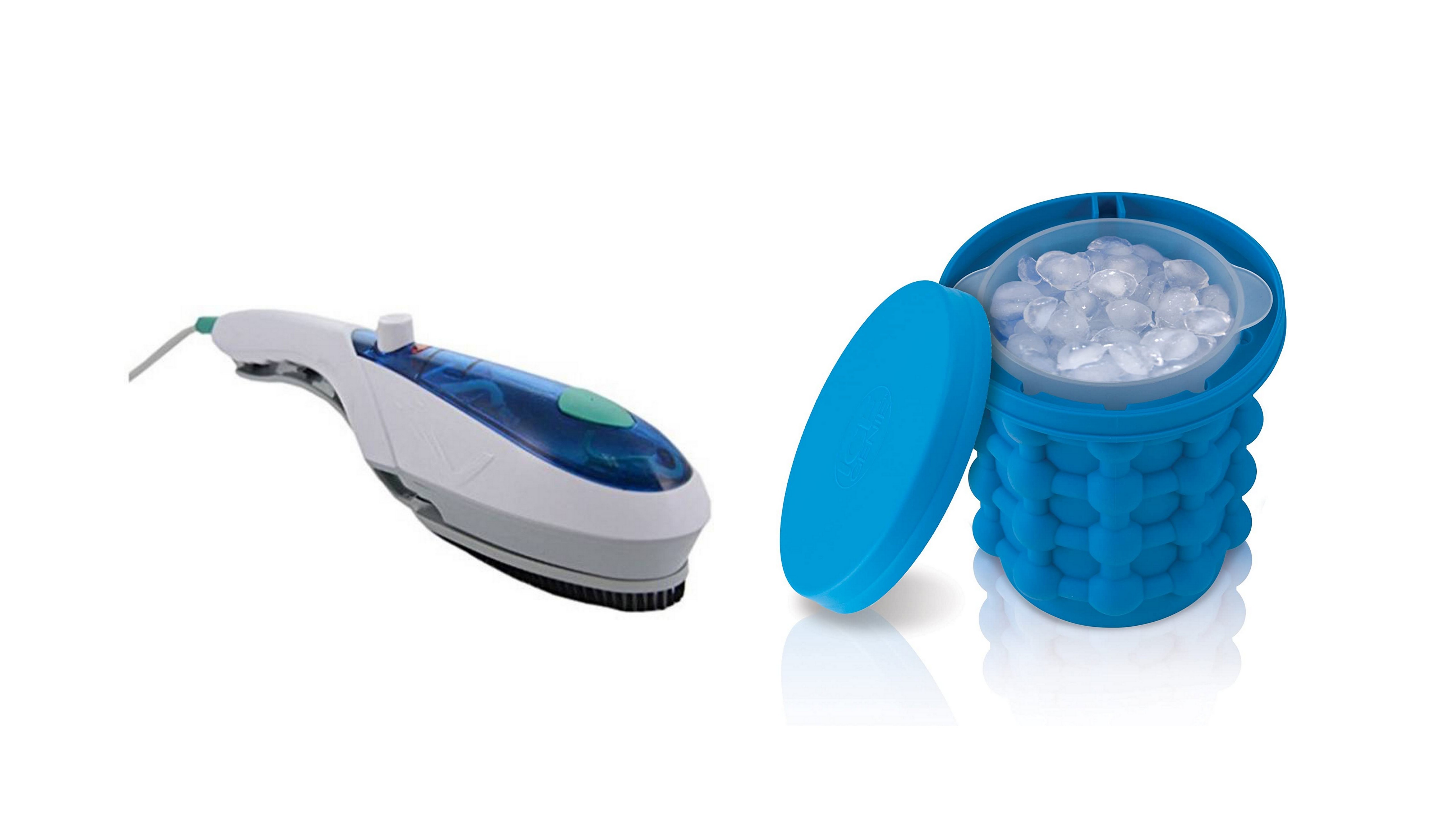 Buy ZuZu Portable Steam Iron Foldable Travel Steamer & Ice Cube Bucket