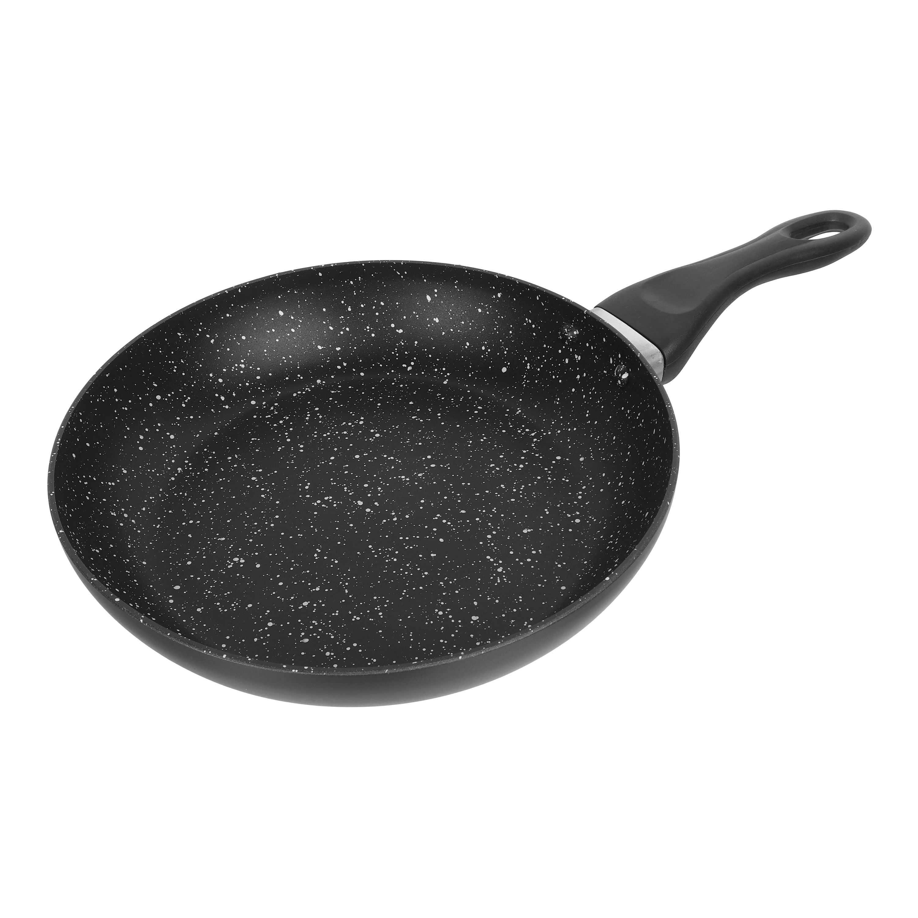 Kitchen Chef Marble Frying Pan for Stir Saute Tapper Fry, 20 cm Diameter, 1.5 Litre Capacity, Induction Base
