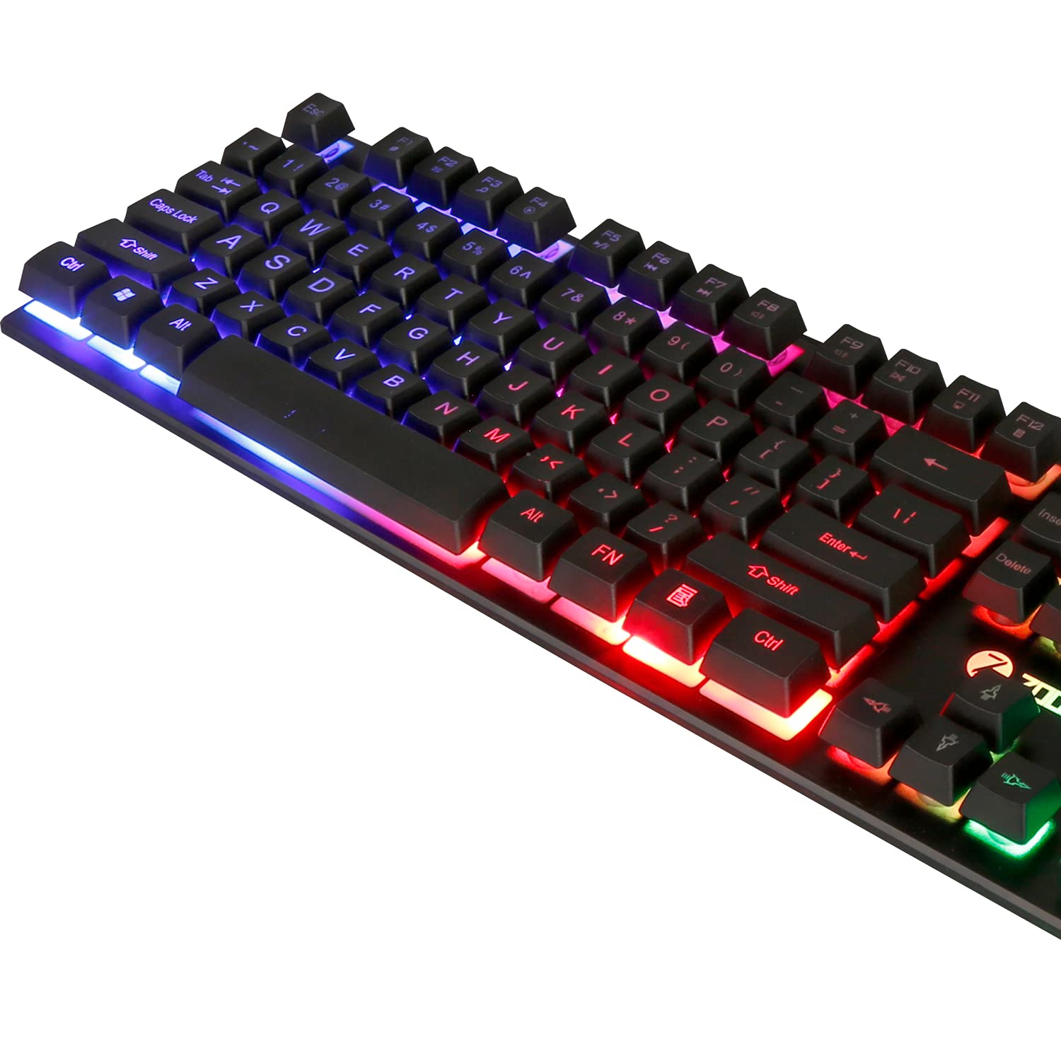 Buy Zoook Concord Gaming Keyboard Rainbow Backlit RGB Lights 104 Keys