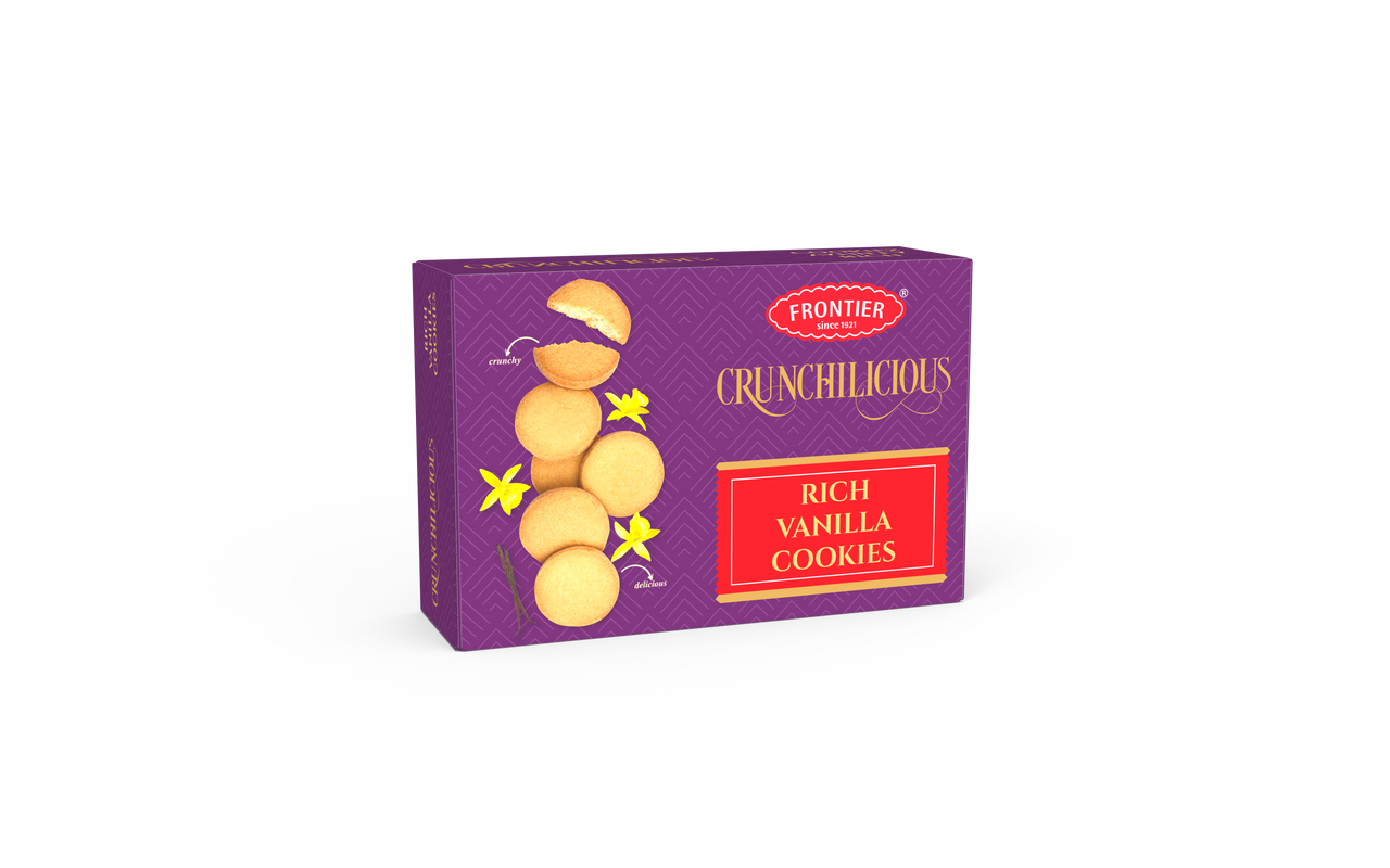 Buy Frontier Rich Vanilla Biscuits - Crunchy and Delicious Cookies 300 ...