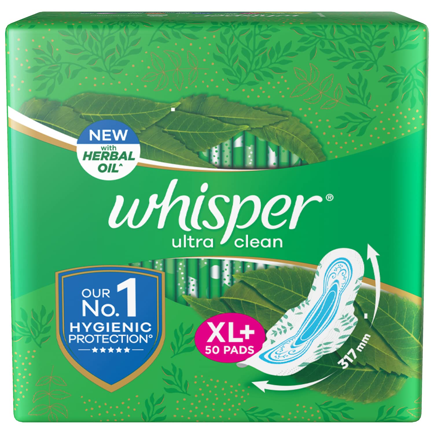 Buy Whisper Ultra Clean Night XL PLUS 50 Pad Sanitary Pad (Pack of 50