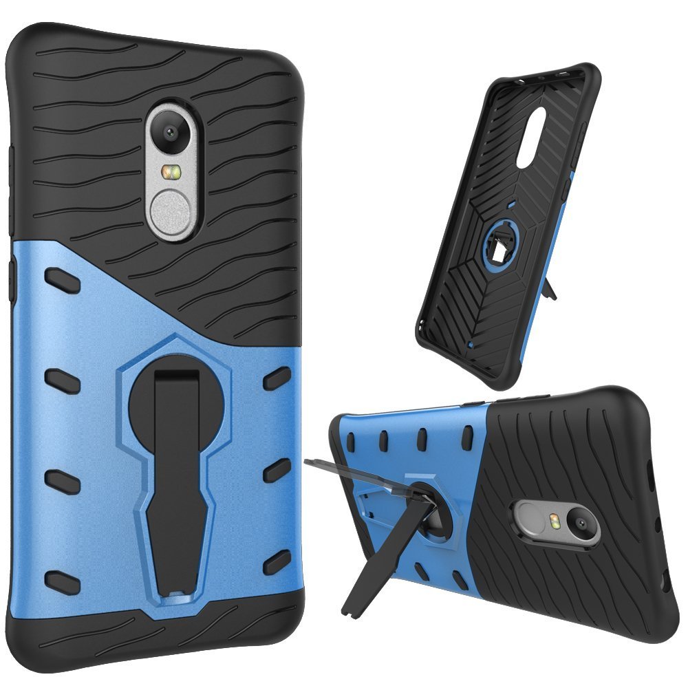 Armor Back cover for Redmi Note 4  Blue, Rugged Armor 