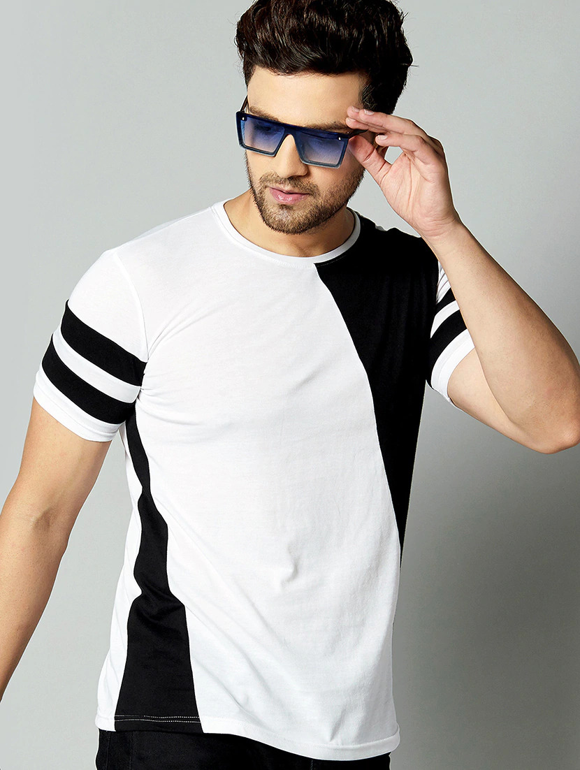 Buy Stylish Modern Cut N Sew Men Tshirt Online @ ₹379 from ShopClues