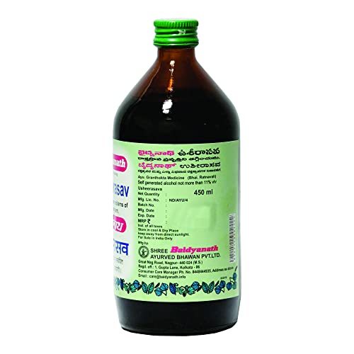 Buy Baidyanath Usheerasav Syrup | Useful in Urinary System Anemia Worms ...