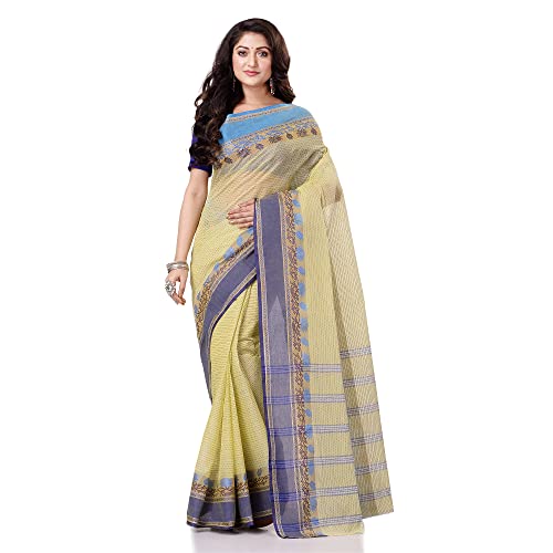 Buy Db Desh Bidesh Women`S Traditional Bengal Tant Pure Handloom Cotton ...