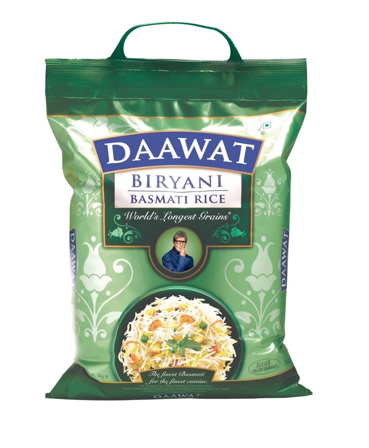 Buy Daawat Biryani Basmati Rice, 5kg Online ₹970 from ShopClues