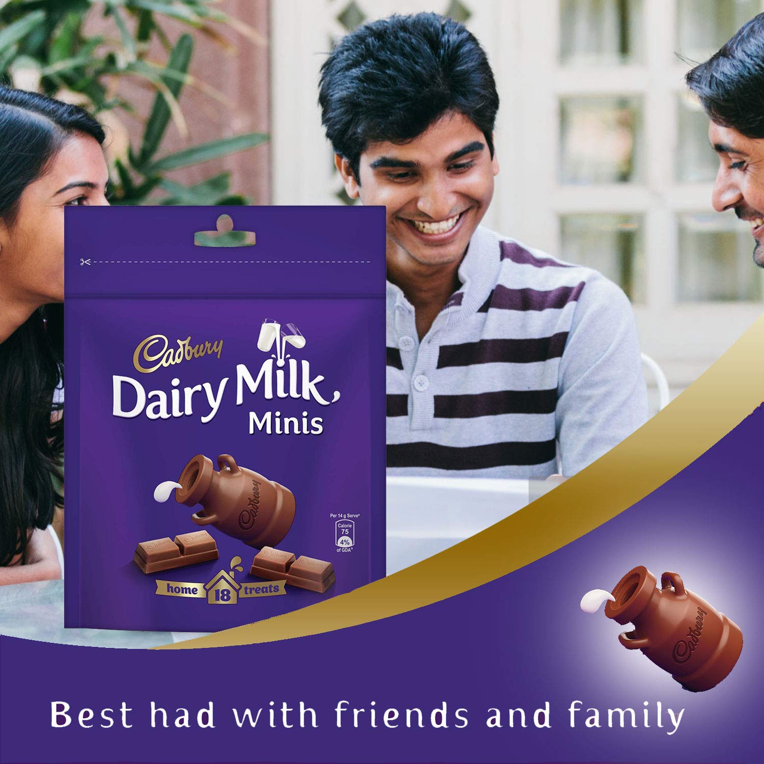 Buy Cadbury Dairy Milk Chocolate Home Treats 126g - Pack Of 1 Online ...