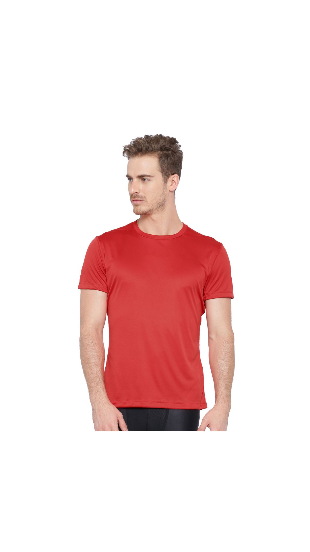 Buy Concepts Red Polyester Dri-Fit T-Shirt Online @ ₹249 from ShopClues