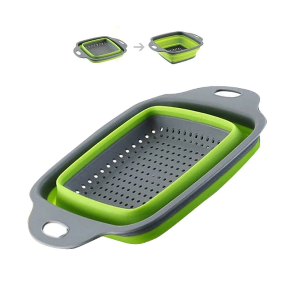 Buy Plastic Folding Rice Strainer for Kitchen/Collapsible Colander
