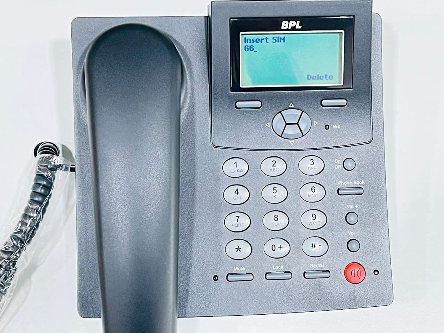 Buy BPL F10002-GSM Single Sim Corded Landline Phone With Speaker Online ...