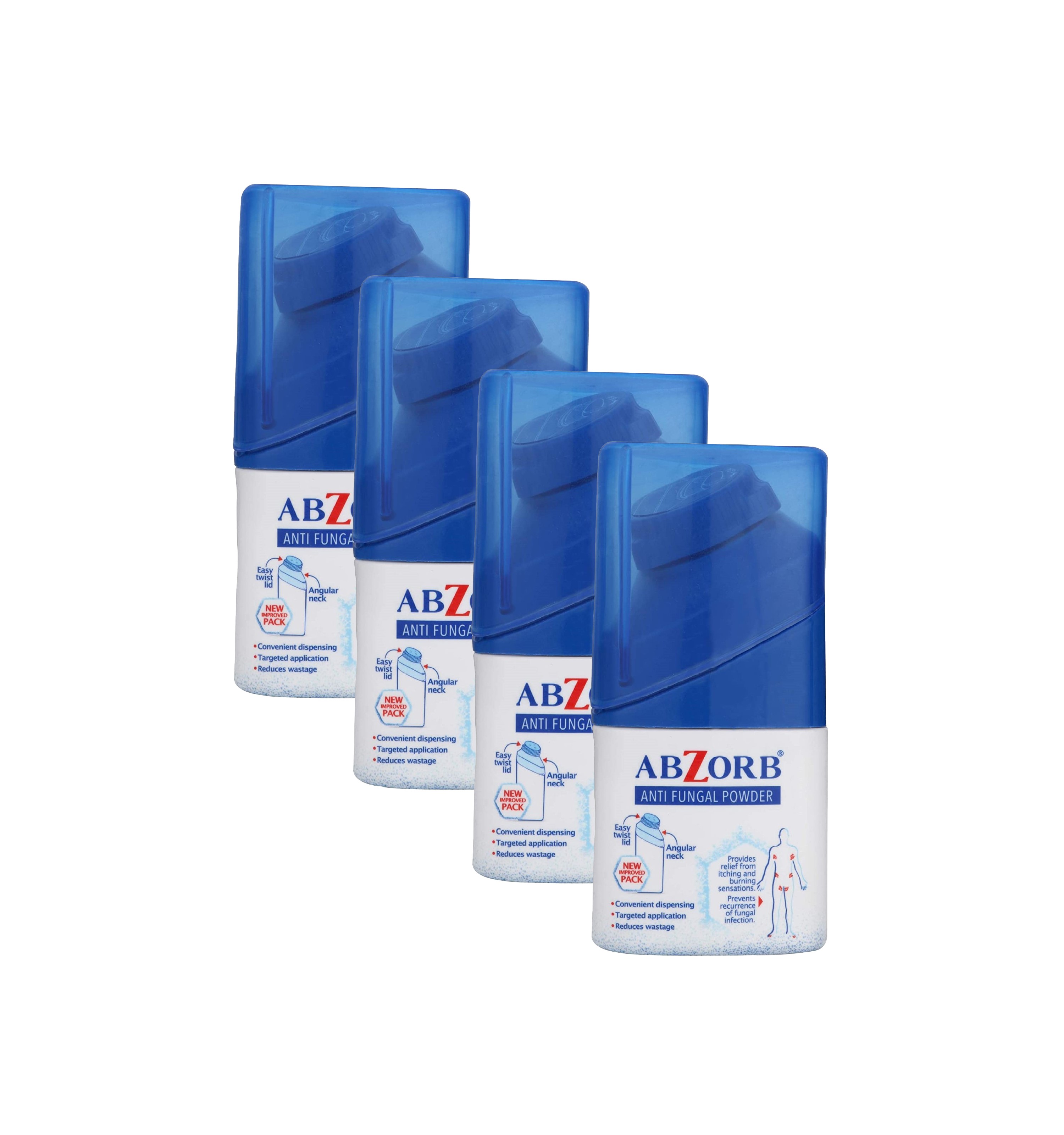 Buy Abzorb Anti Fungal Powder - 50g (Pack Of 4) Online - Get 8% Off