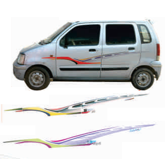 Buy WAGON R OLD SIDE STICKER/GRAPHICS/DECALS Online @ ₹1500 from ShopClues