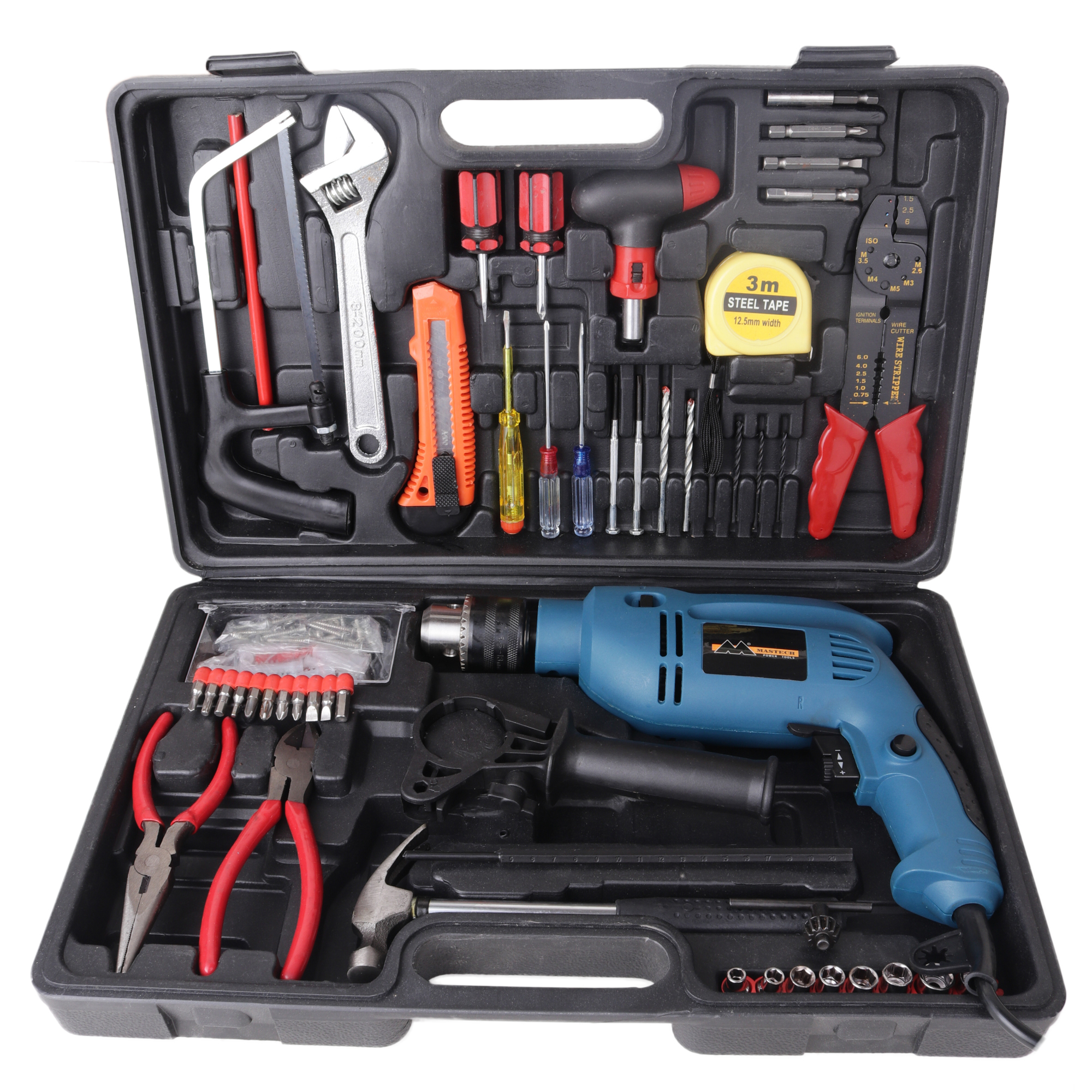 Buy 102 Pcs. Multipurpose Tool Kit With Powerful Drill Machine Online ...