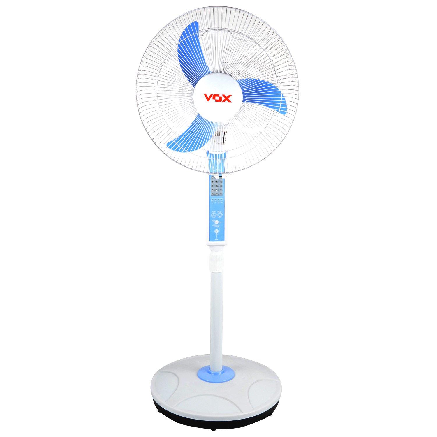 Rechargeable emergency light fan. , Fans