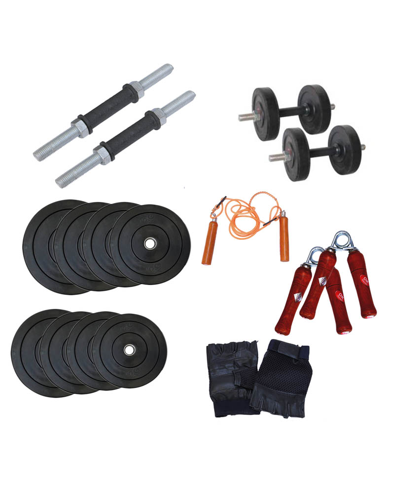 Buy Health Fit India Home Gym Set 4kg With Dumble Rods Online 850 from ShopClues