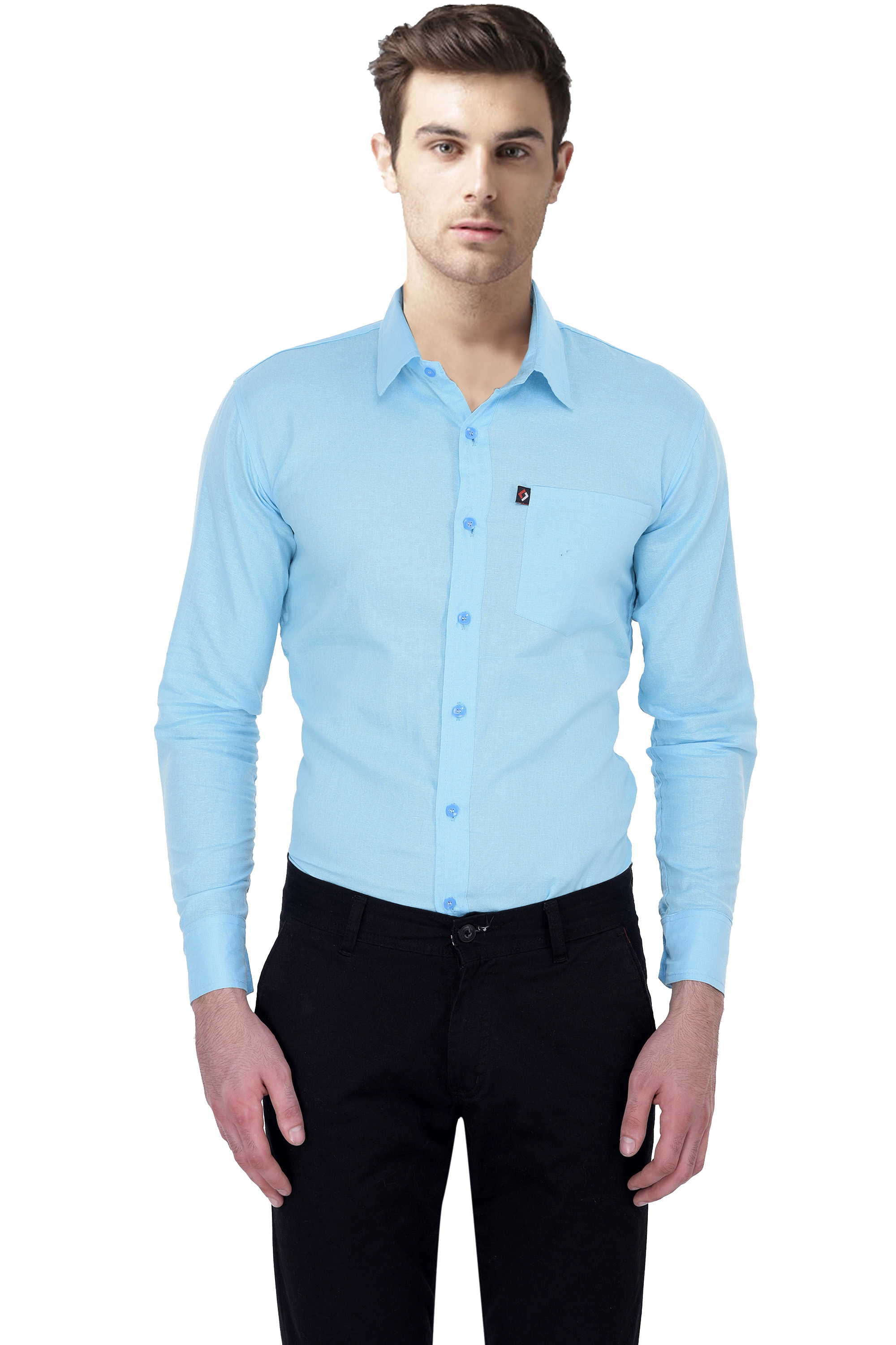 Buy Balino London Slim Fit Casual Poly-Cotton Shirt for Men Pack Of 5 ...