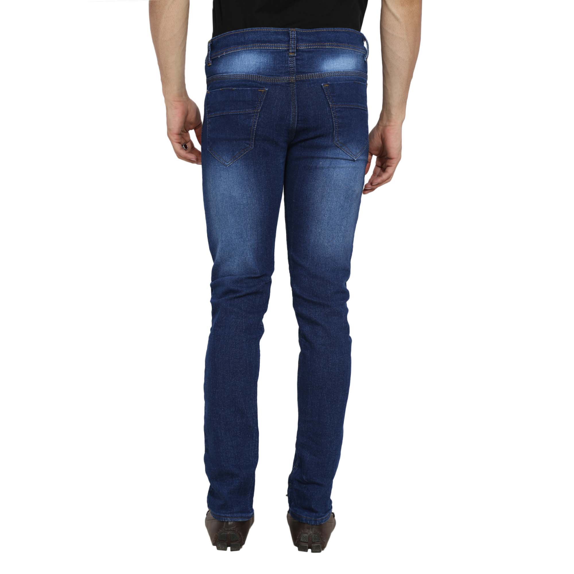 Buy Spain Style Men's Slim Fit Blue Jeans Online @ ₹659 from ShopClues