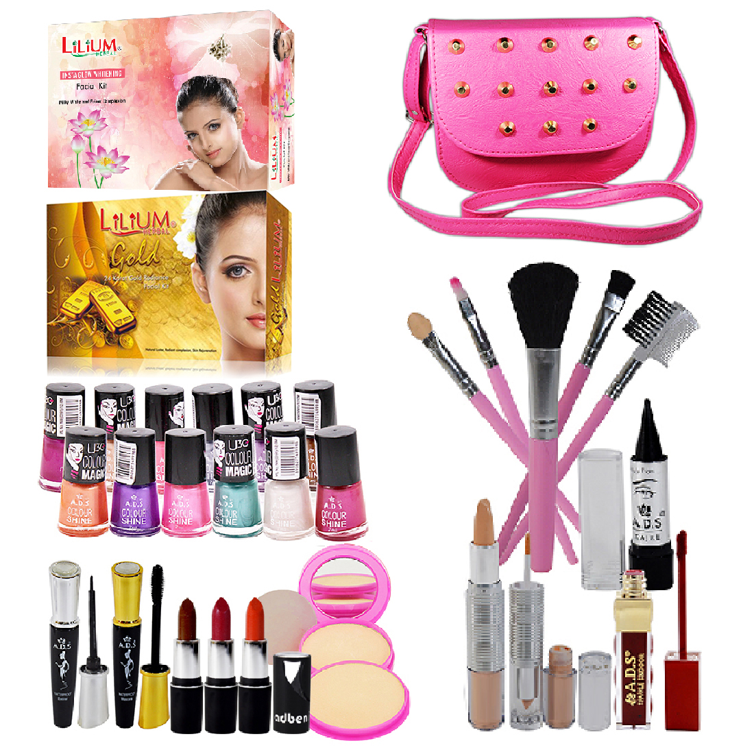 Buy Abeni Combo Make Up Set Pack Of 29Pcs Online ₹1129 from ShopClues