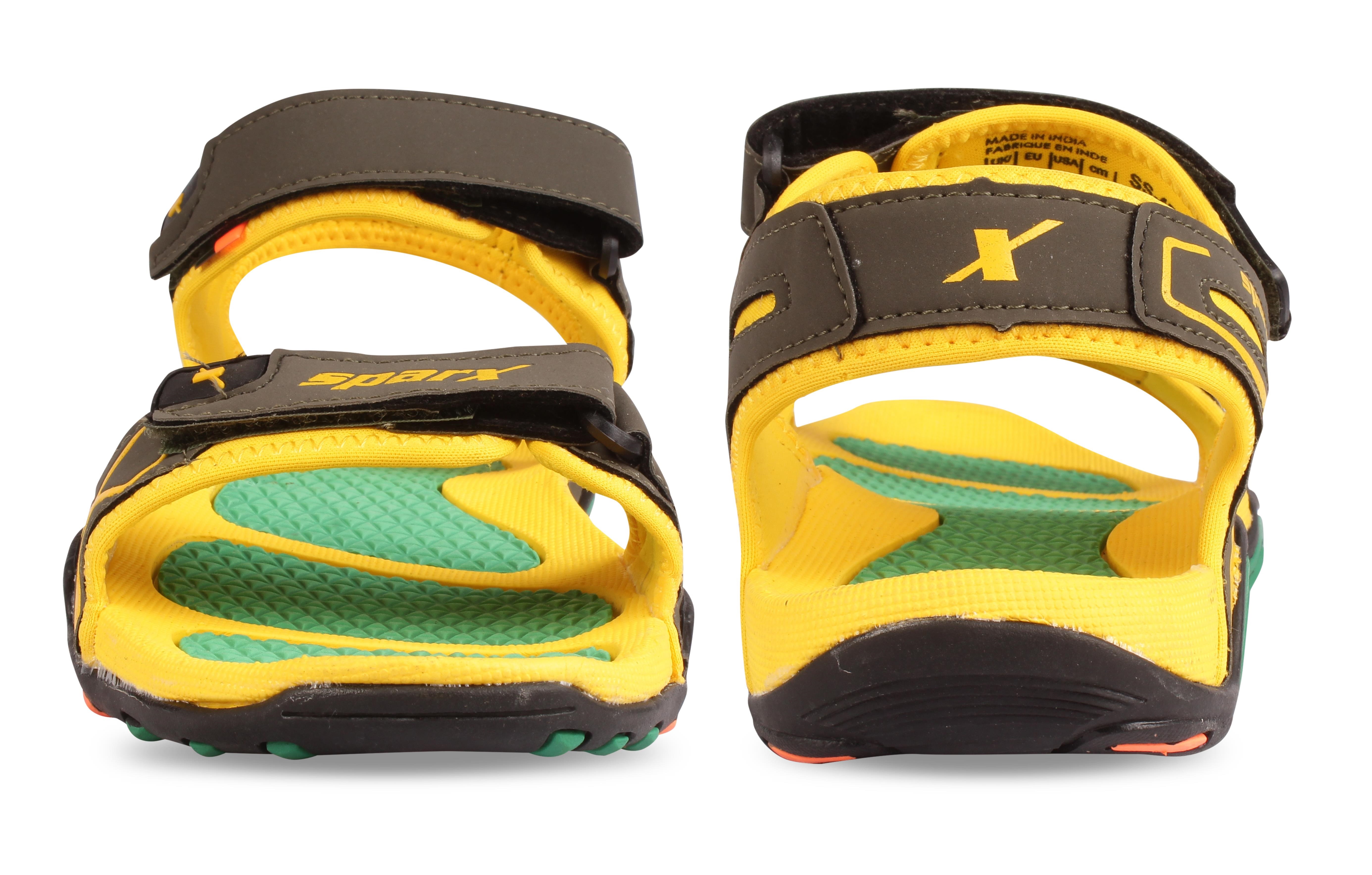sparx men olive sandals