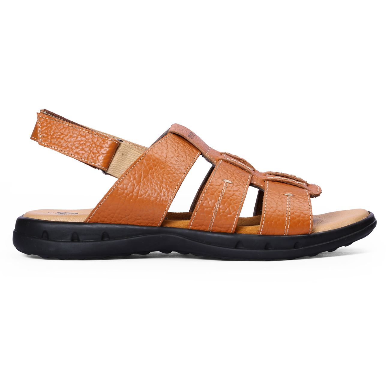 Buy Red Chief Tan Men Casual Leather Velcro Sandal (RC3464 107) Online ...