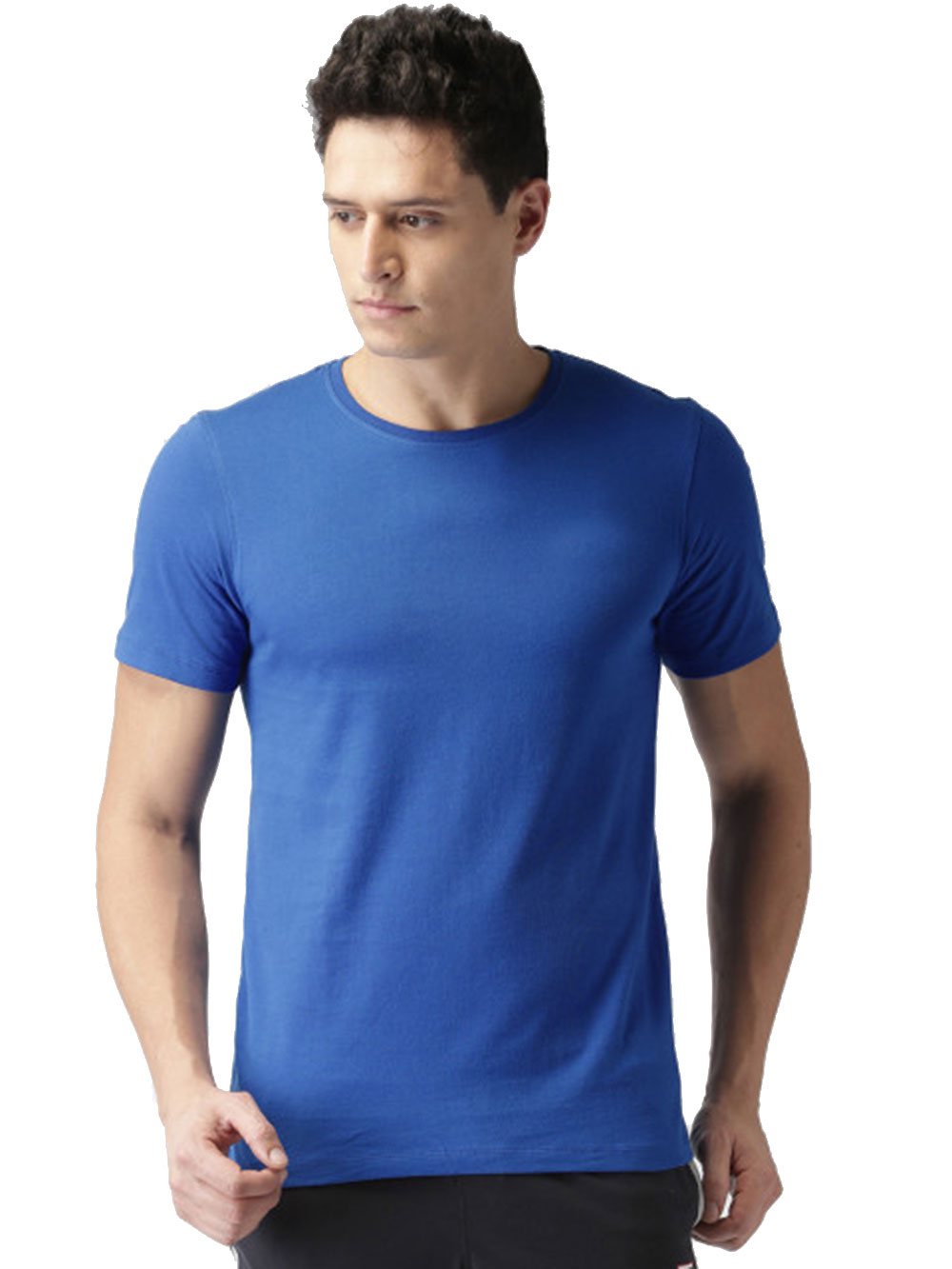 Buy Concepts Men'S Blue Round Neck Dri-Fit T-Shirt Online - Get 52% Off