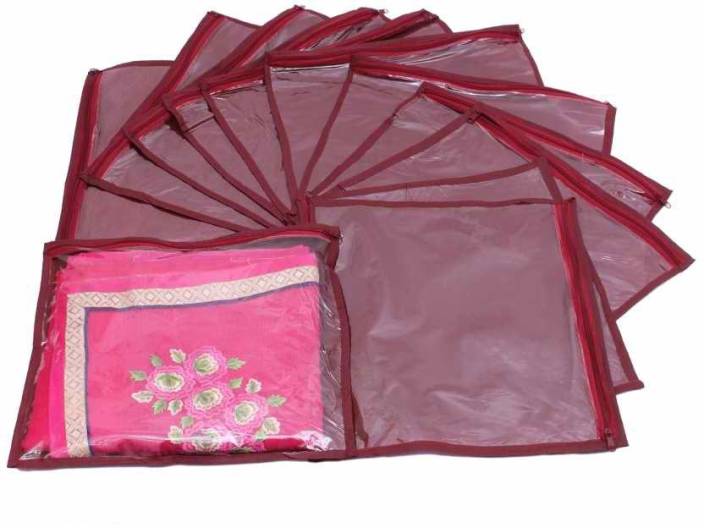 Buy LD Non Woven DIMONSIV Designer Single Saree Covers 12 pcs set
