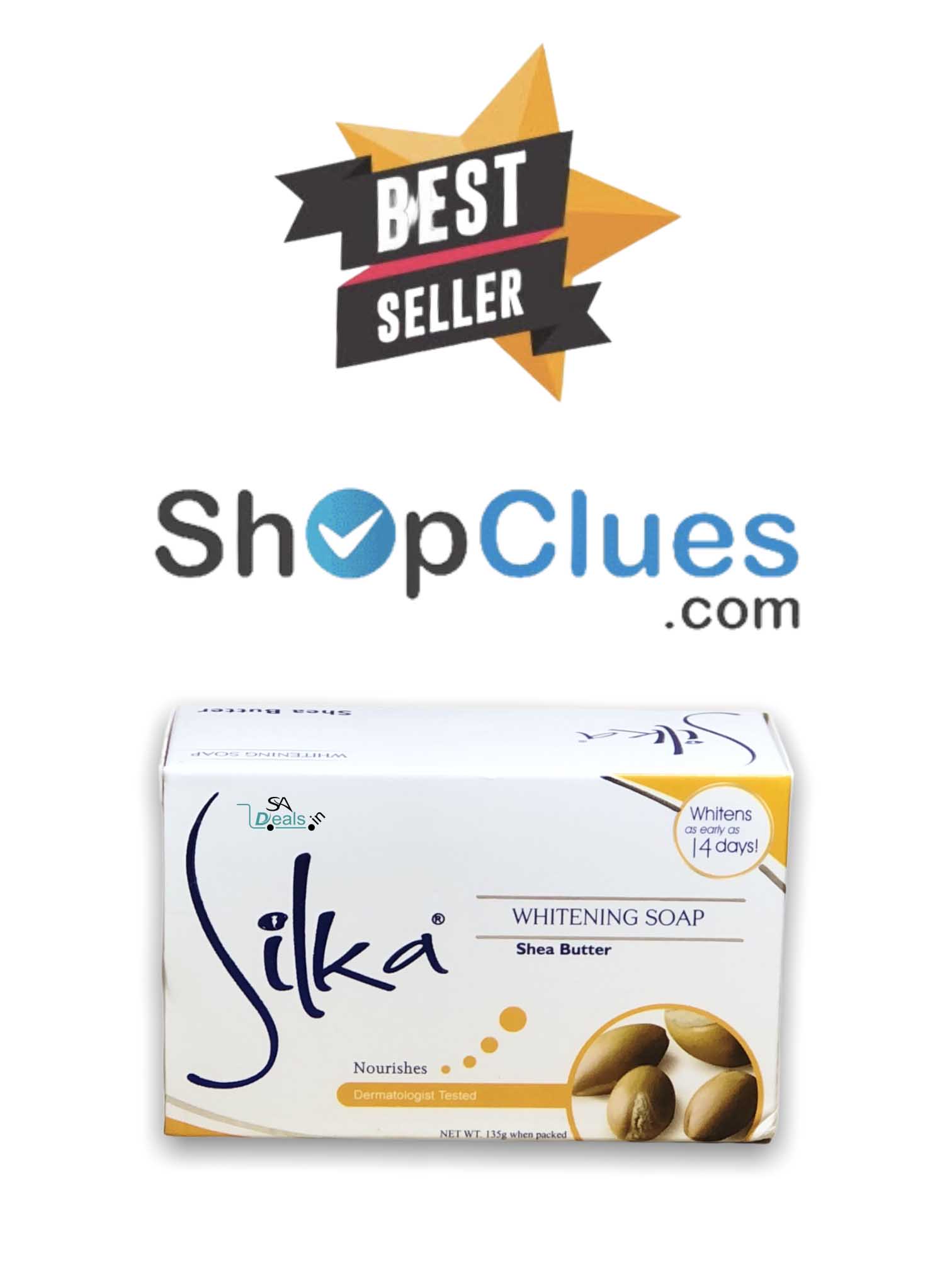 Buy Silka Shea Butter Whitening Soap 135g (Pack of 1) Online - Get 51% Off