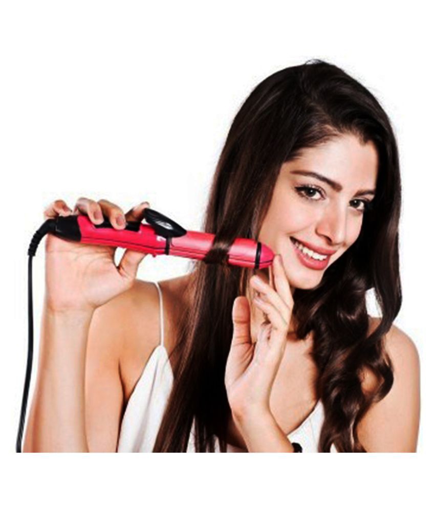 Buy Hair straightener 2 in 1 Straightener and Curler NHC - 2009 Online ...