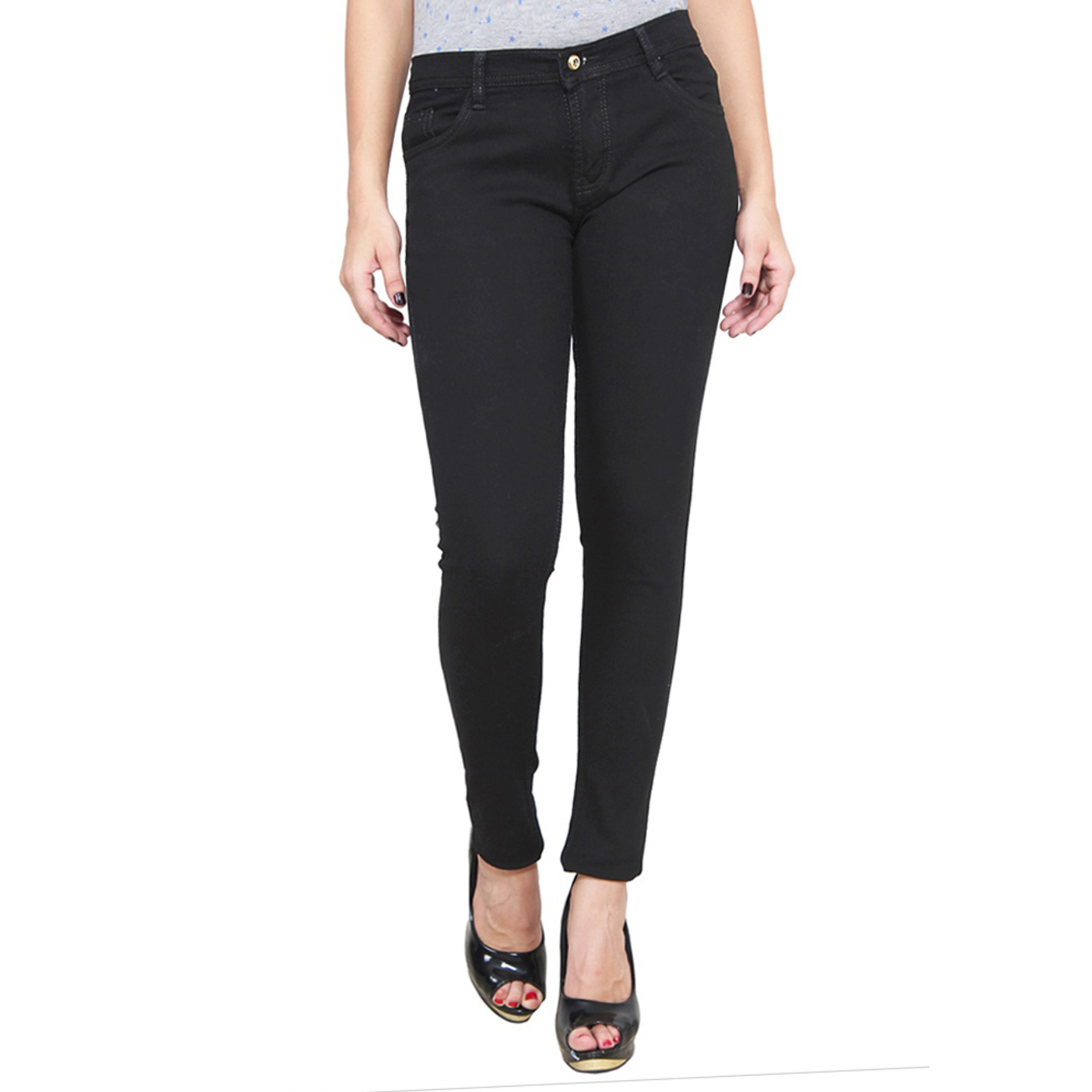 Buy Masterly Weft Trendy Cool Black Color Jeans For Women Online @ ₹555 ...