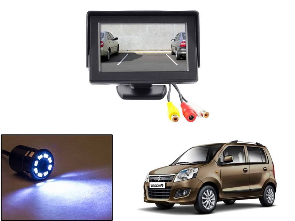 Buy Reverse Parking Camera Display Combo For Maruti Suzuki Wagon R ...