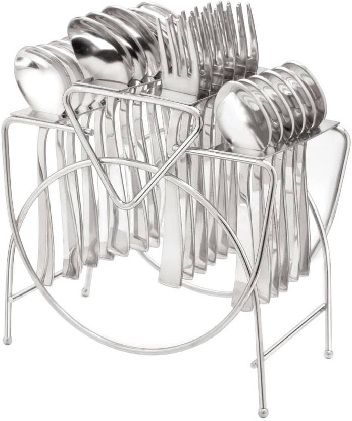 Buy G.K Stainless Steel Cutlery Stand New /spoon holder/ knives holder