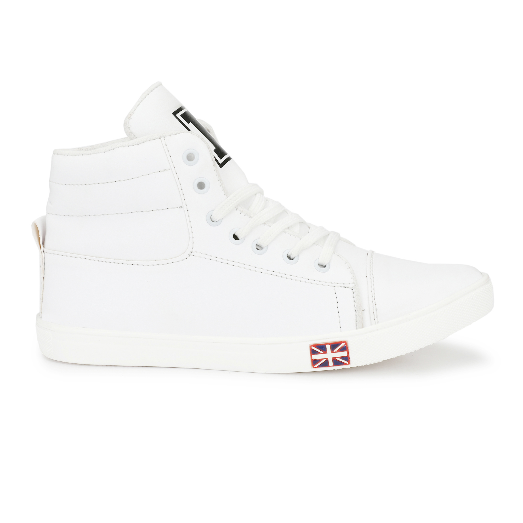 white high ankle shoes