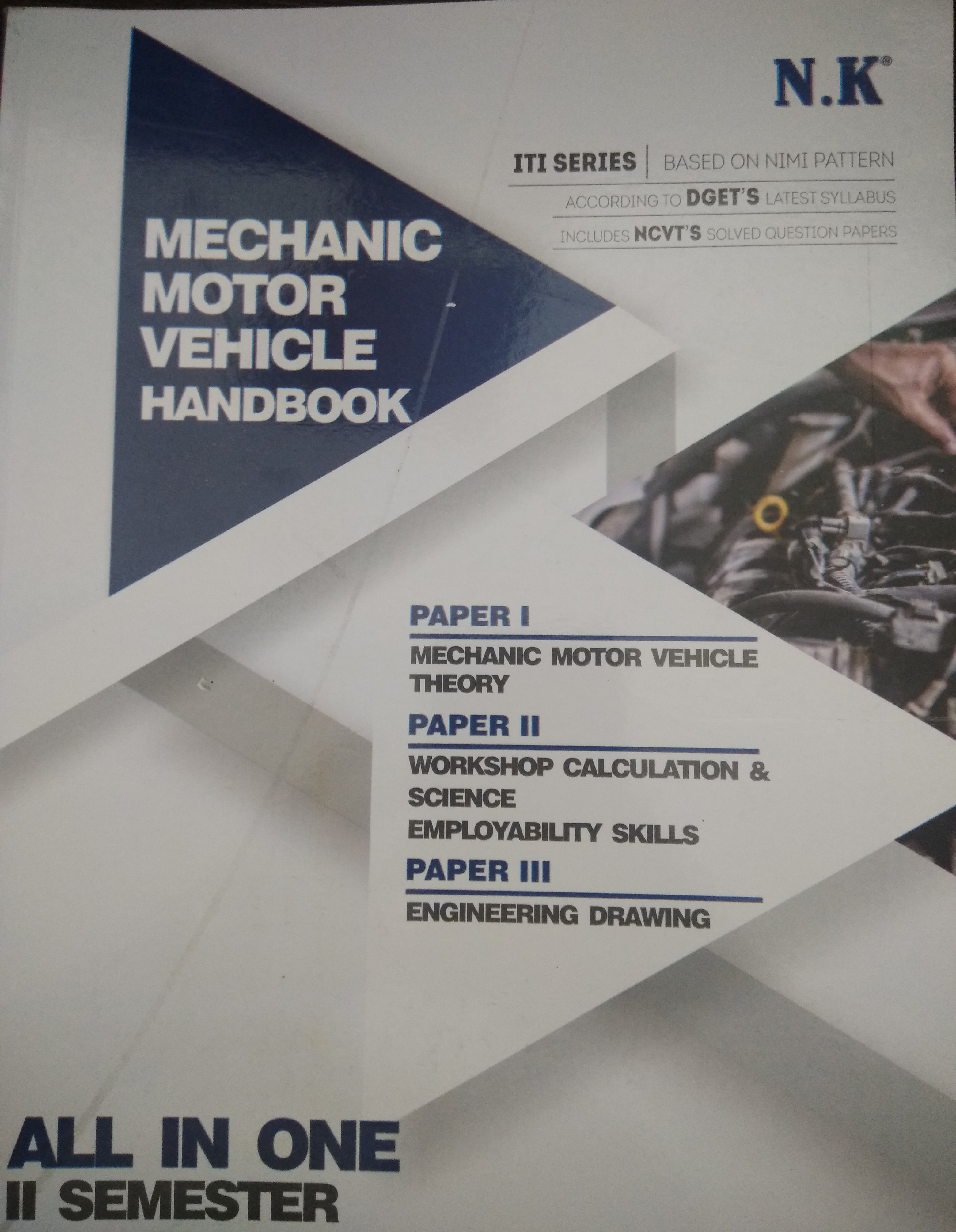 Buy Mechanic Motor Vehicle Handbook II Semester All in One Online